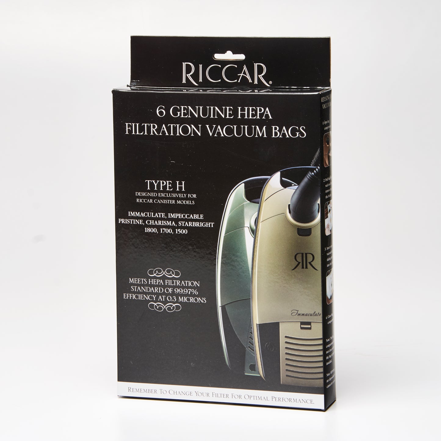 Riccar Type H Hepa Vacuum Bags